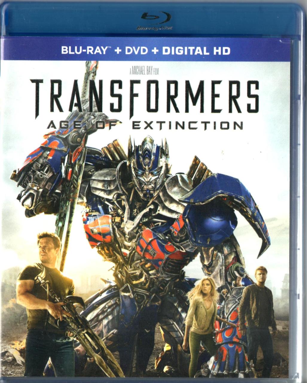 TRANSFORMERS AGE OF EXTINCTION - KAYIP ÇAĞ - MARK WAHLBERG - MICHAEL BAY - 2BLU-RAY+DVD 2.EL TR ALTYAZI YOKTUR