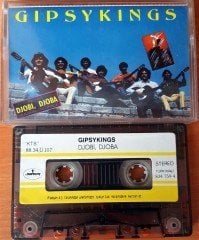 GIPSY KINGS - DJOBI, DJOBA (1988) PLAKSAN CASSETTE MADE IN TURKEY ''USED''