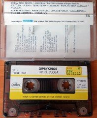 GIPSY KINGS - DJOBI, DJOBA (1988) PLAKSAN CASSETTE MADE IN TURKEY ''USED''