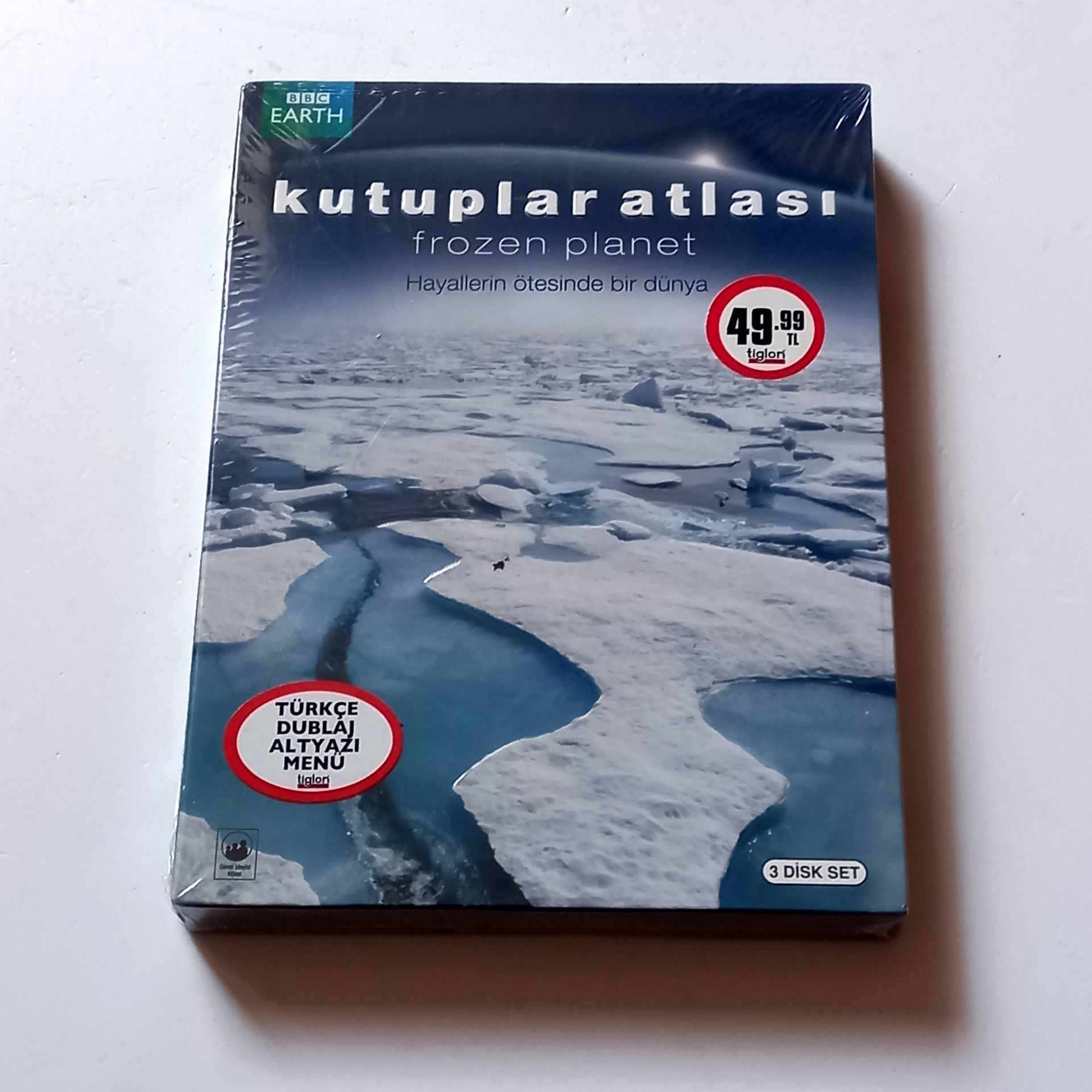 KUTUPLAR ATLASI / FROZEN PLANET - BELGESEL - SES.: SIR DAVID ATTENBOROUGH - 3DVD AMBALAJINDA SIFIR