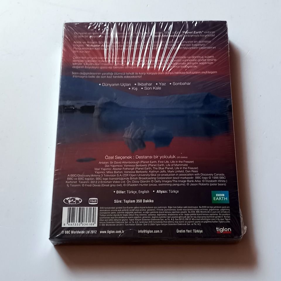 KUTUPLAR ATLASI / FROZEN PLANET - BELGESEL - SES.: SIR DAVID ATTENBOROUGH - 3DVD AMBALAJINDA SIFIR