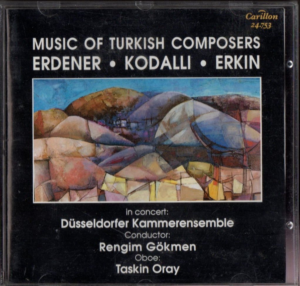 MUSIC OF TURKISH COMPOSERS - TURGAY ERDENER, NEVİT KODALLI, CEMAL ERKİN - RENGİM GÖKMEN (1993) - İMZALI CD 2.EL