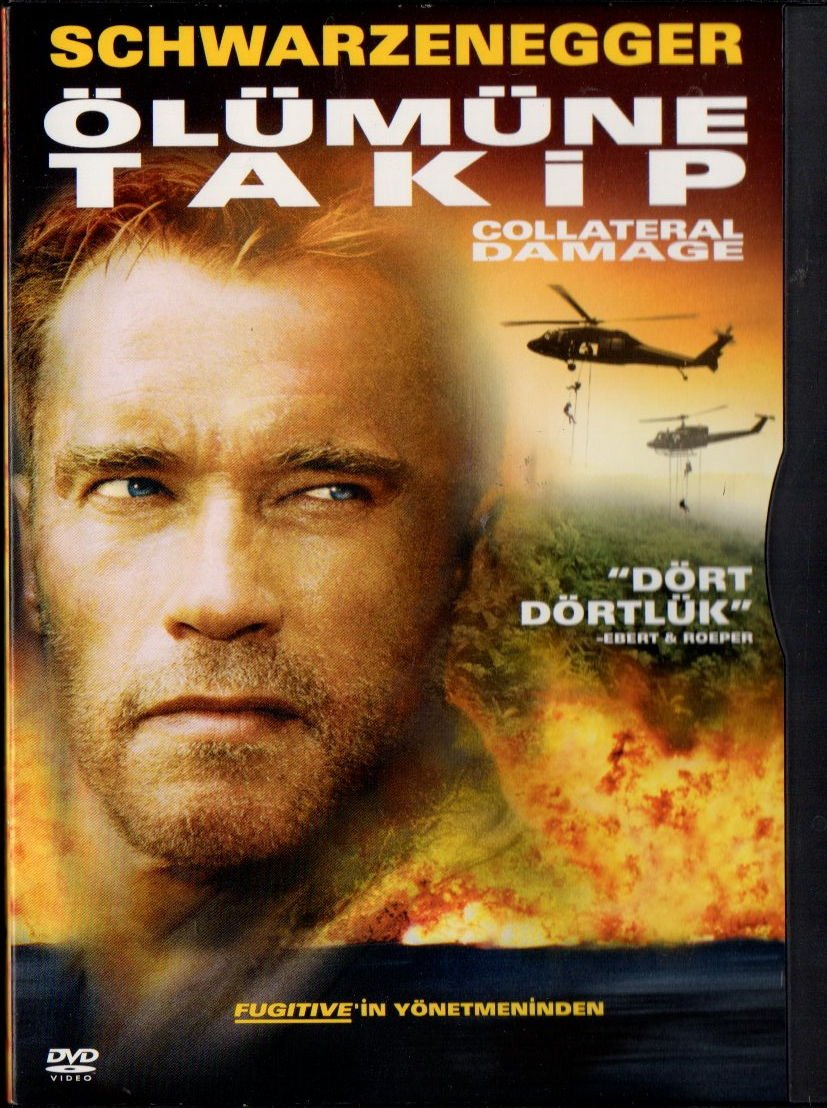 COLLATERAL DAMAGE - ÖLÜMÜNE TAKİP -  ARNOLD SCHWARZENEGGER - JOHN TURTURRO - SNAPCASE DVD 2.EL