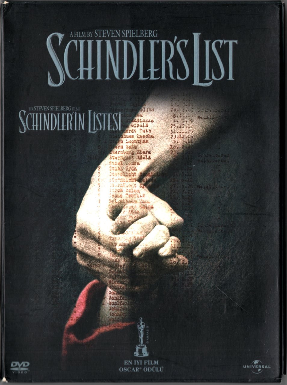 SCHINDLER'İN LİSTESİ - SCHINDLER'S LIST - LIAM NEESON - BEN KINGSLEY - RALPH FIENNES - STEVEN SPIELBERG - 2DVD 2.EL