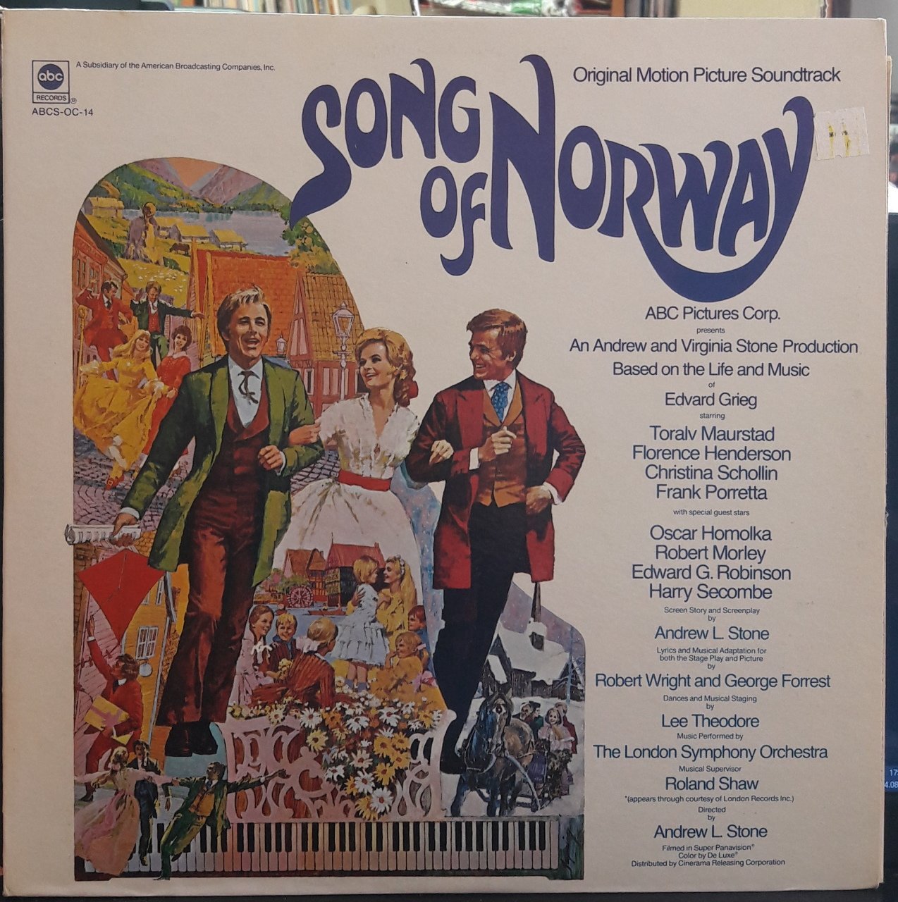 SONG OF NORWAY - SOUNDTRACK - PLAK 2.EL