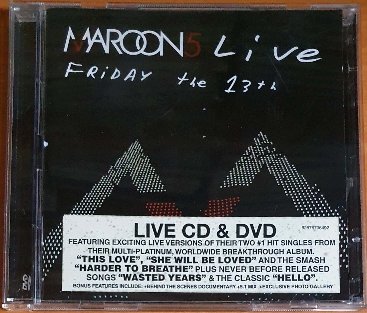 MAROON 5 - LIVE / FRIDAY THE 13TH (2005) - CD+DVD 2.EL
