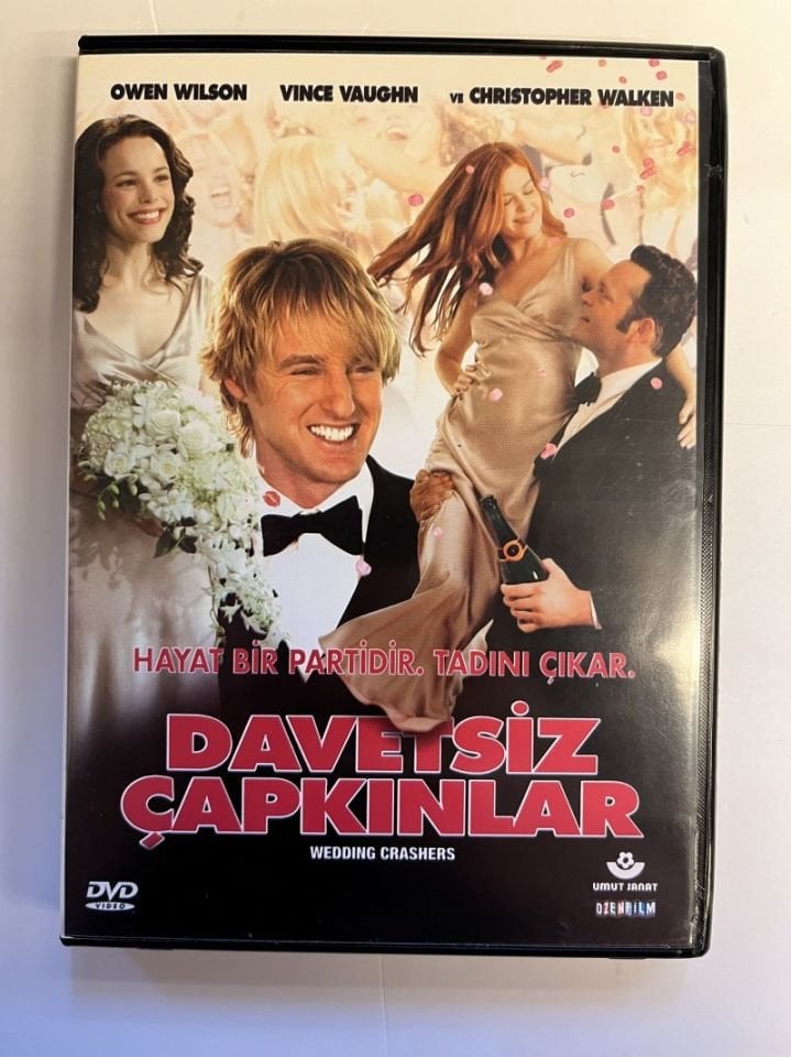 WEDDING CRASHERS - DAVETSİZ ÇAPKINLAR - OWEN WILSON - DVD 2.EL