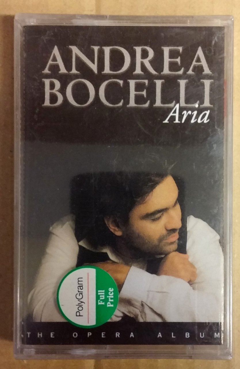 ANDREA BOCELLI - ARIA THE OPERA ALBUM 1998 CASSETTE MADE IN TURKEY ''NEW''