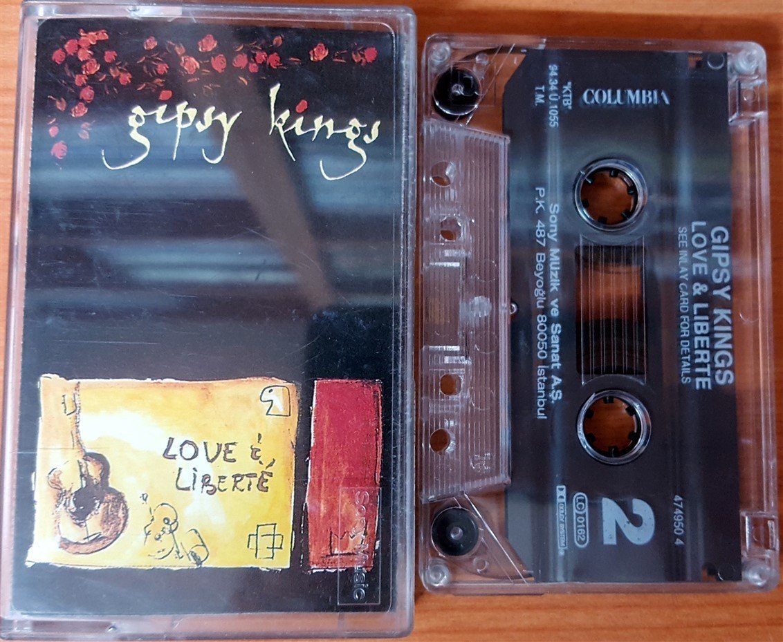 GIPSY KINGS - LOVE & LIBERTE (1994) SONY CASSETTE MADE IN TURKEY ''USED''