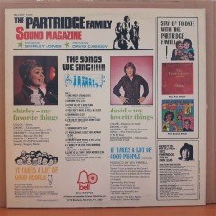 THE PARTRIDGE FAMILY - SOUND MAGAZINE - SHIRLEY JONES & DAVID CASSIDY - PLAK 2.EL
