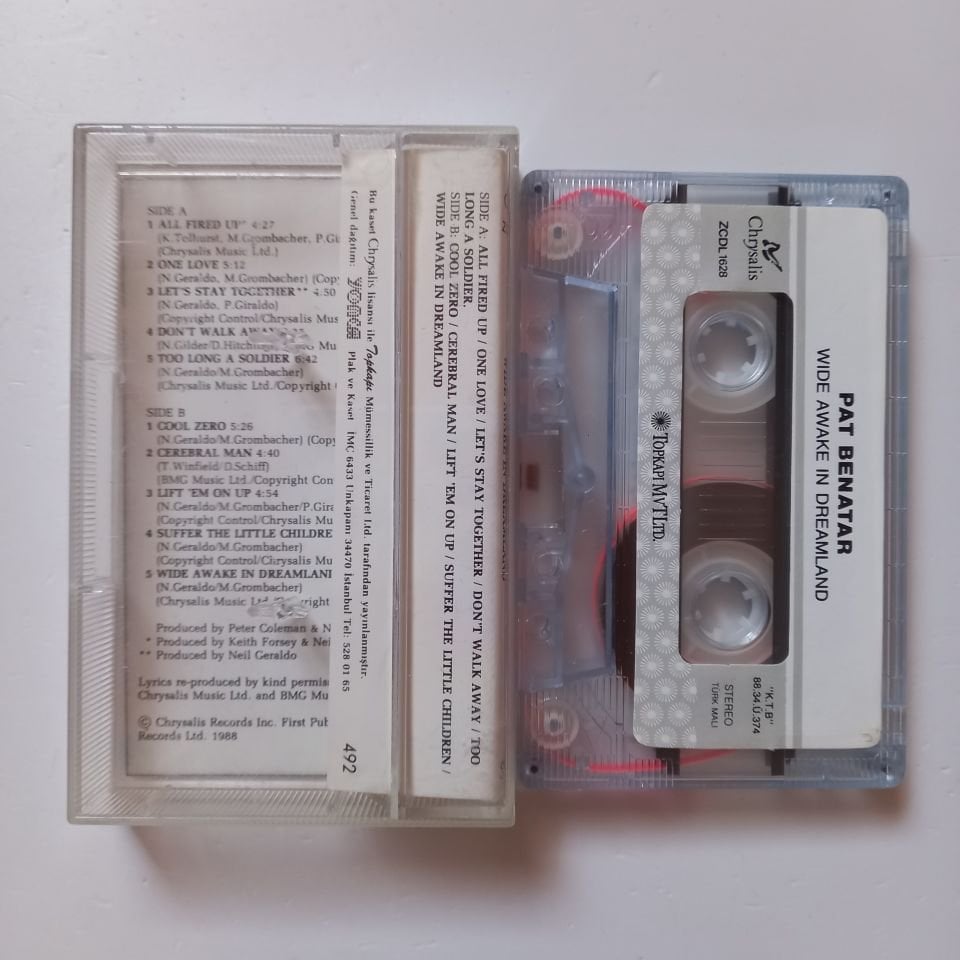 PAT BENATAR - WIDE AWAKE IN DREAMLAND (1988) - KASET 2.EL