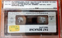 PAT BENATAR - TRUE LOVE (1991) TOPKAPI CASSETTE MADE IN TURKEY ''NEW'' PAPER LABEL