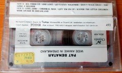 PAT BENATAR - WIDE AWAKE IN DREAMLAND (1988) TOPKAPI CASSETTE MADE IN TURKEY ''NEW'' PAPER LABEL