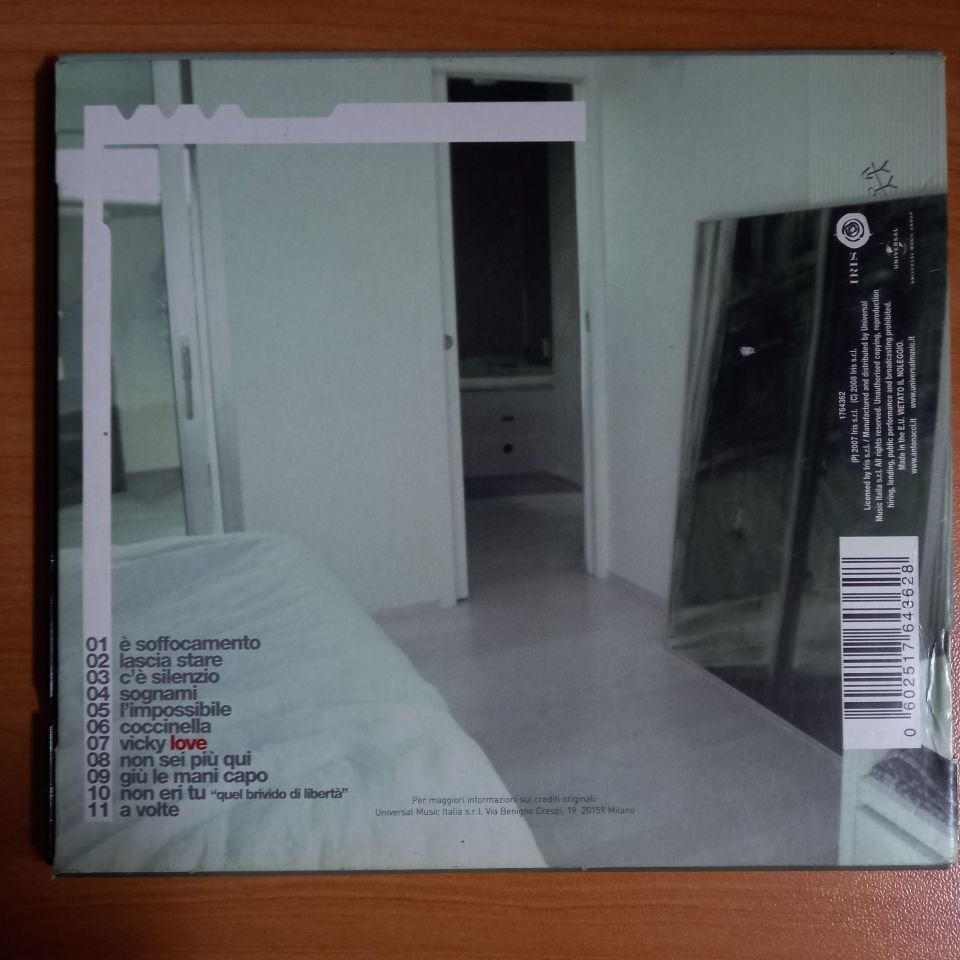 BIAGIO ANTONACCI – VICKY LOVE (2008) - CD 2.EL