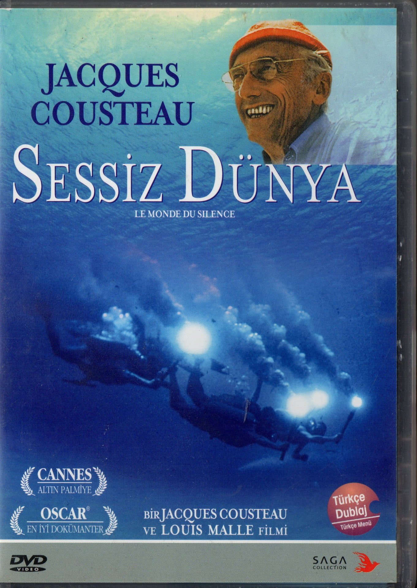 LE MONDE DU SILENCE - SESSİZ DÜNYA - JACQUES COUSTEAU - DVD 2.EL