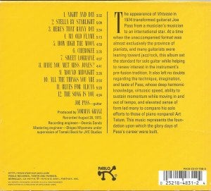 JOE PASS – VIRTUOSO (1974) - 20BIT REMASTERED CD SIFIR