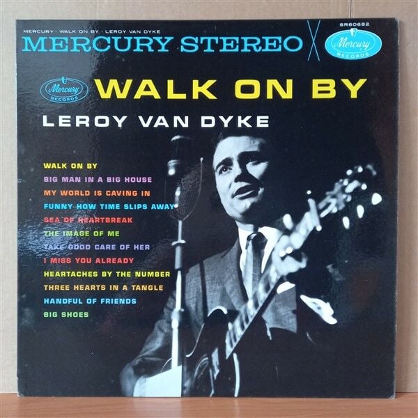 LEROY VAN DYKE – WALK ON BY (1961) - LP 2.EL PLAK