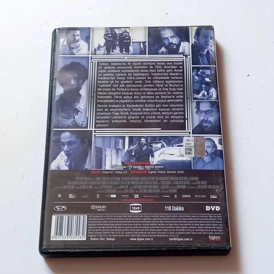 LABİRENT - TİMUÇİN ESEN, MELTEM CUMBUL - YÖN.: TOLGA ÖRNEK - DVD 2.EL
