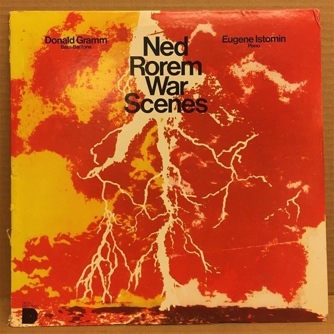 NED ROREM WAR SCENES - DONALD GRAMM - LP 2.EL PLAK