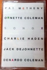 PAT METHENY ORNETTE COLEMAN - SONG X (1990) RAKS CASSETTE MADE IN TURKEY ''NEW''