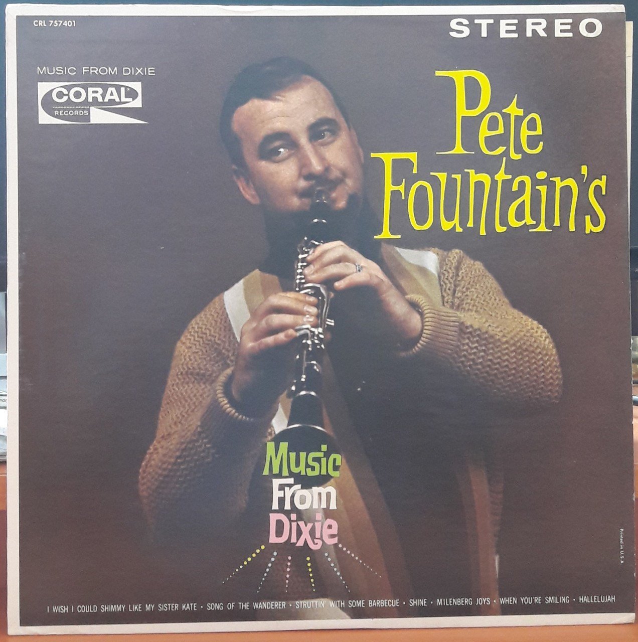 PETE FOUNTAIN - MUSIC FROM DIXIE - PLAK 2.EL