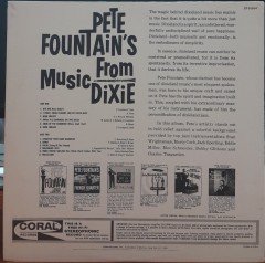 PETE FOUNTAIN - MUSIC FROM DIXIE - PLAK 2.EL