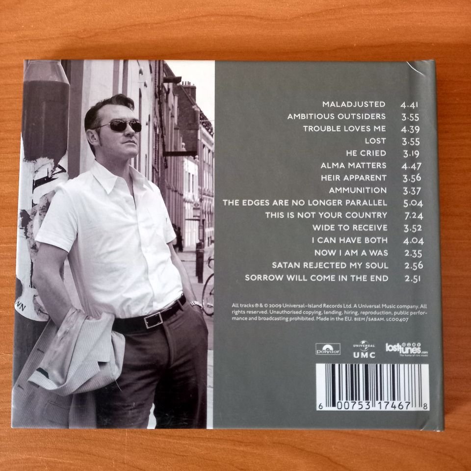 MORRISSEY – MALADJUSTED (1997) - CD 2009 REMASTERED REISSUE 2.EL