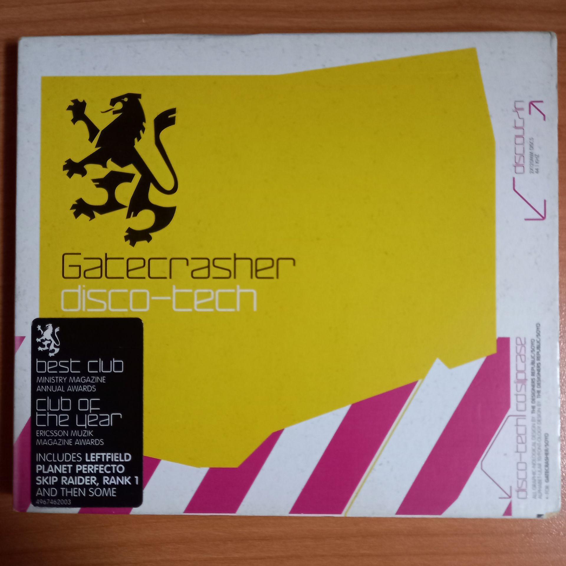 GATECRASHER - DISCO-TECH (1999) - 2CD 2.EL