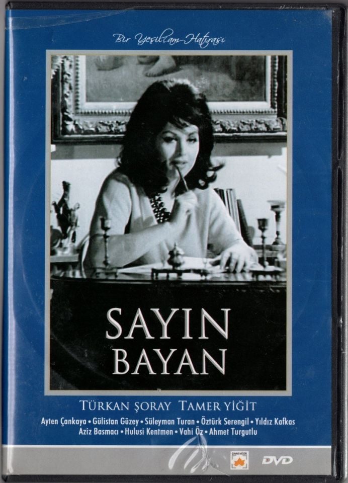 SAYIN BAYAN (1963) - TÜRKAN ŞORAY - TAMER YİĞİT - MEHMET DİNLER - DVD AMBALAJINDA SIFIR