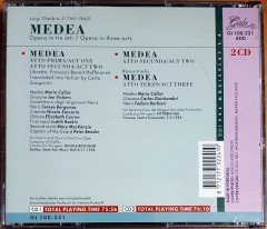 MARIA CALLAS / MEDEA / LUIGI CHERUBINI / DALLAS 6 NOVEMBER 1958 (1994) GALA 2CD 2.EL