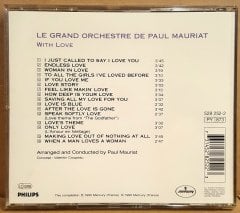 PAUL MAURIAT - WITH LOVE - CD COMPILATION 1995 2.EL