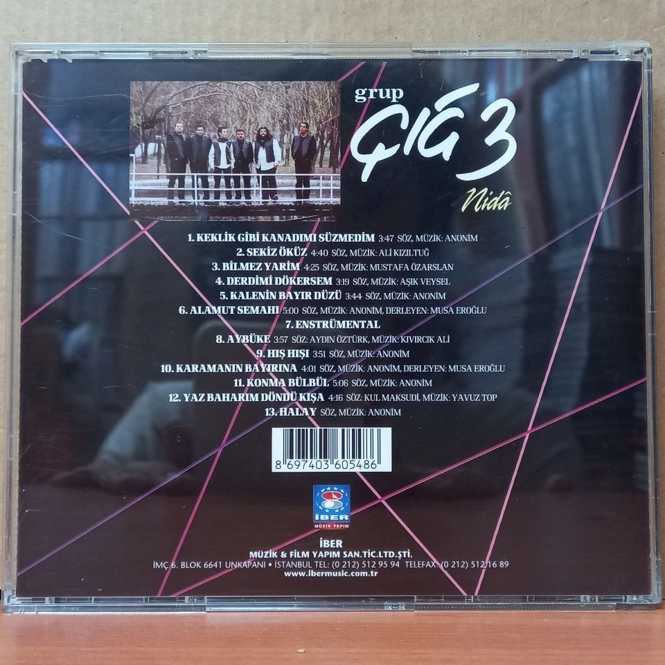 GRUP ÇIĞ - NİDA 3 - CD 2.EL