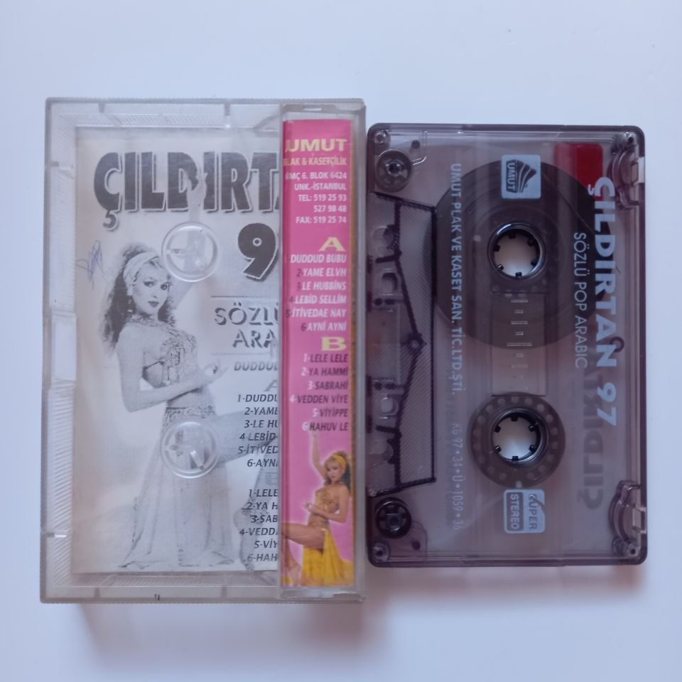 ÇILDIRTAN 97 / SÖZLÜ POP ARABIC (1997) - KASET 2.EL