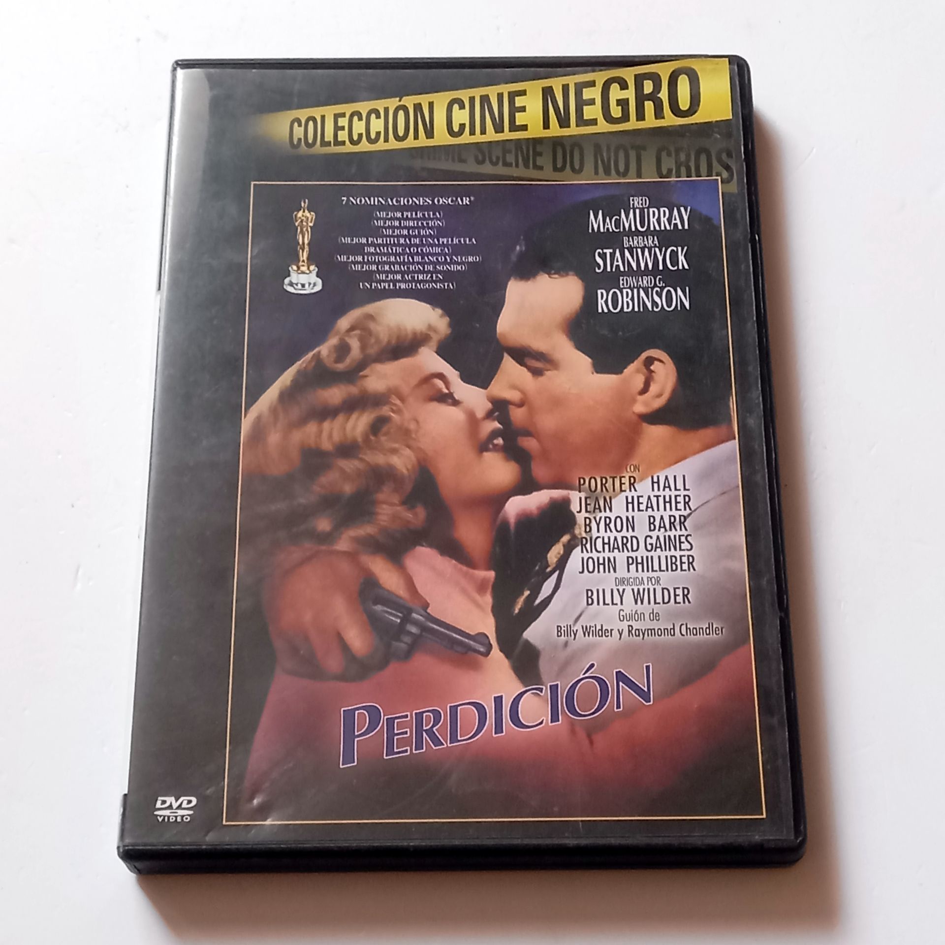 PERDICION / DOUBLE INDEMNITY - FRED MACMURRAY, BARBARA STANWYCK - YÖN.:BILLY WILDER - DVD 2.EL TÜRKÇE ALTYAZI YOKTUR