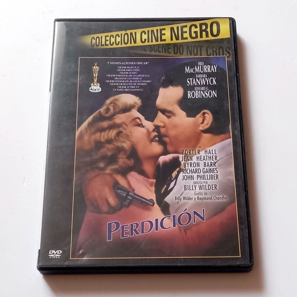 PERDICION / DOUBLE INDEMNITY - FRED MACMURRAY, BARBARA STANWYCK - YÖN.:BILLY WILDER - DVD 2.EL TÜRKÇE ALTYAZI YOKTUR