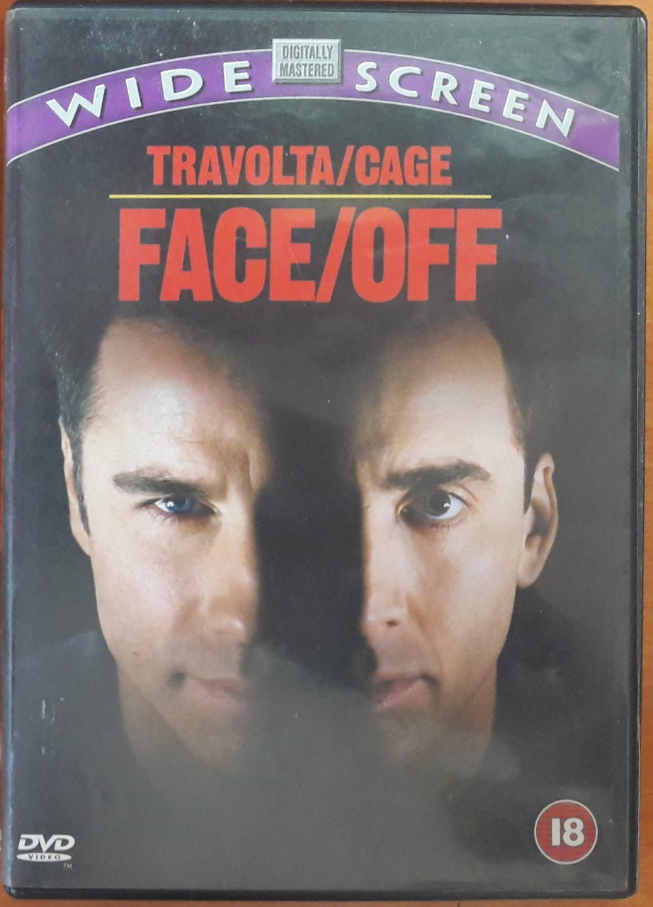 FACE/OFF - YÜZ/YÜZE - JOHN TRAVOLTA - NICOLAS CAGE - JOHN WOO - DVD 2.EL TR ALTYAZI YOKTUR