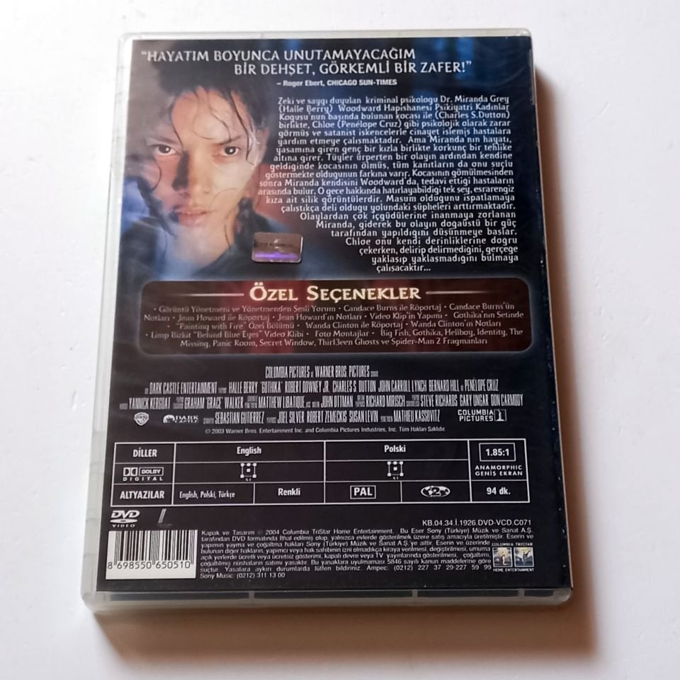 GOTHIKA - HALLE BERRY, ROBERT DOWNEY JR. - YÖN.: MATHIEU KASSOVITZ - DVD 2.EL