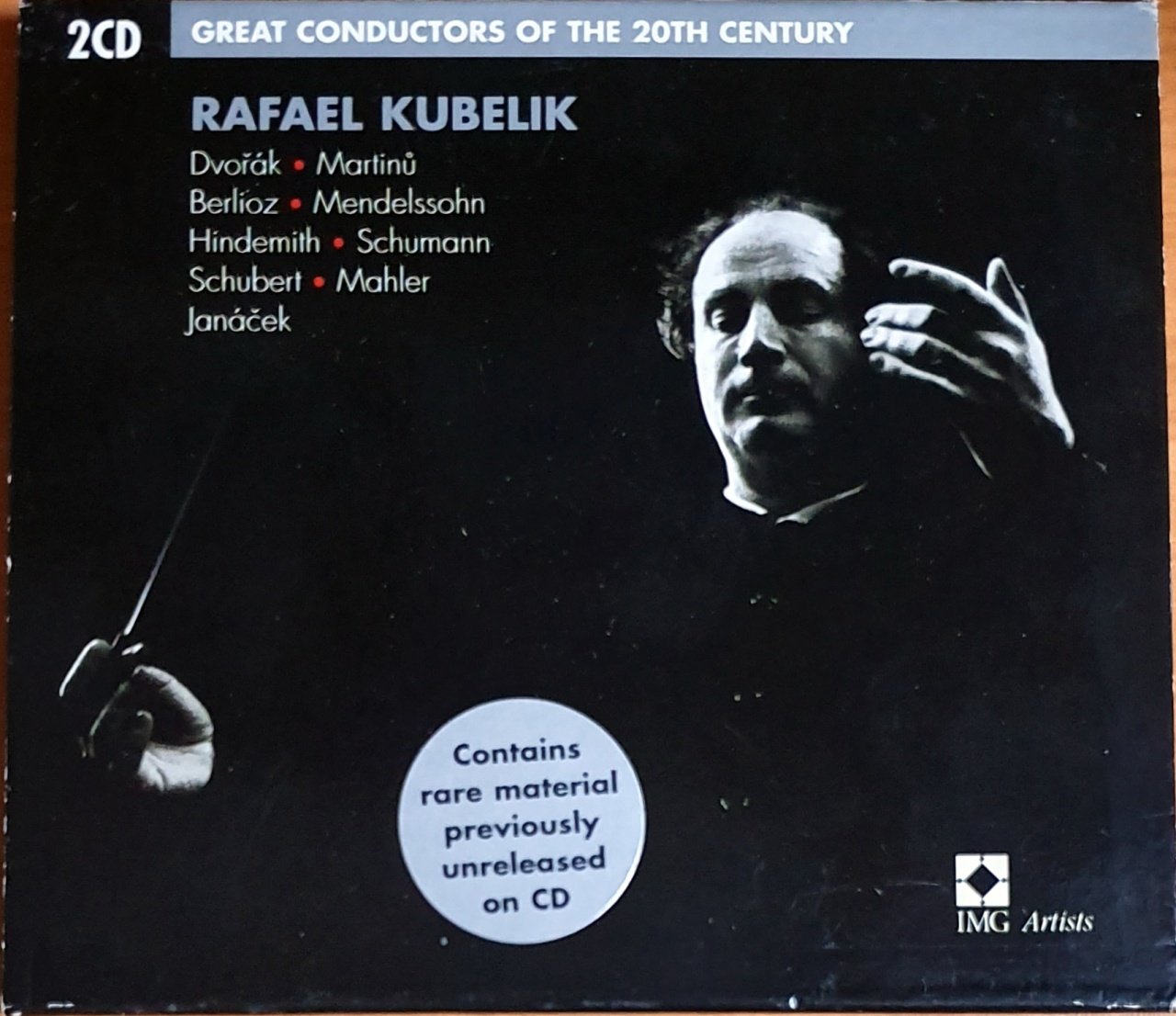 GREAT CONDUCTORS OF THE 20TH CENTURY / RAFAEL KUBELIK (2004) - 2CD IMG ARTISTS 2.EL