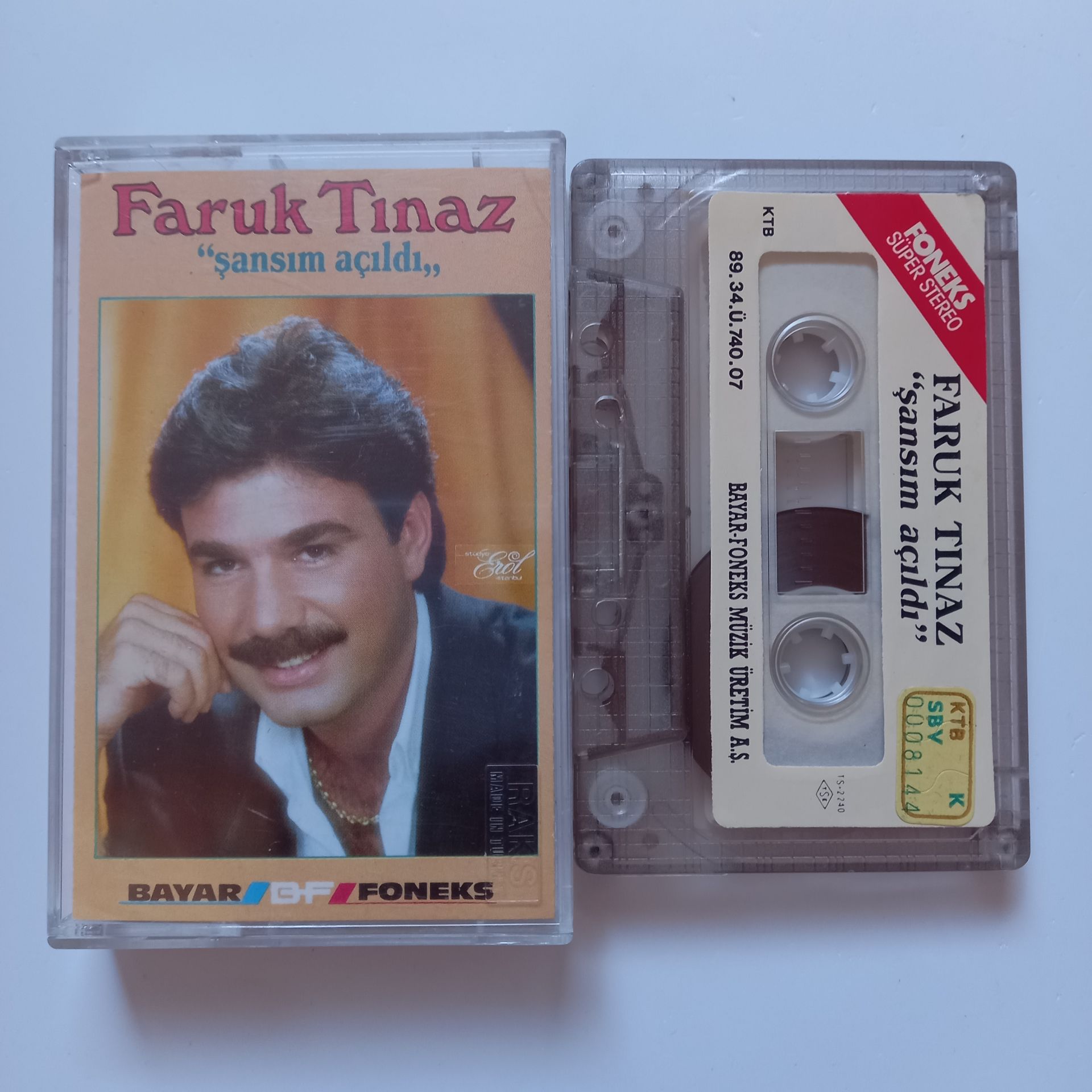 FARUK TINAZ - ŞANSIM AÇILDI (1989) - KASET 2.EL