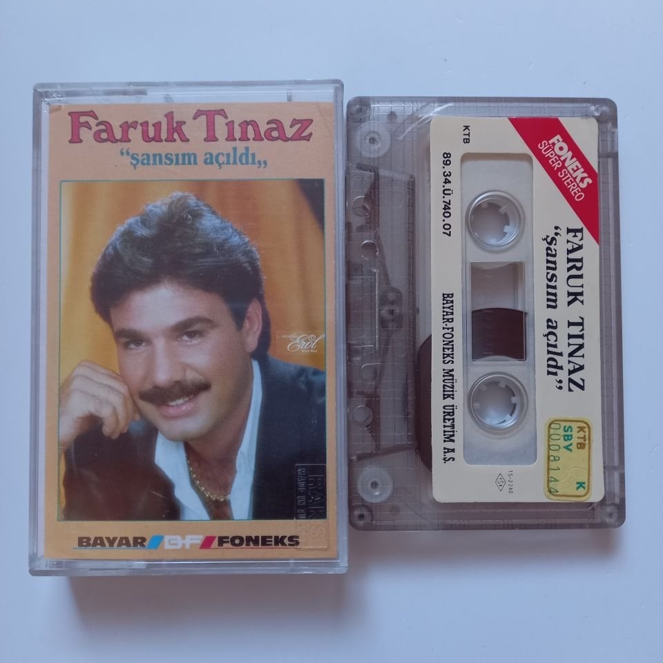 FARUK TINAZ - ŞANSIM AÇILDI (1989) - KASET 2.EL