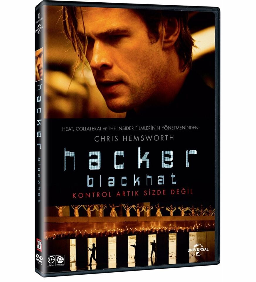 HACKER BLACKHAT - CHRIS HEMSWORTH - MICHAEL MANN - DVD AMBALAJINDA SIFIR