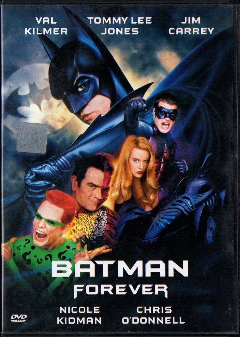 BATMAN FOREVER - JOEL SCHUMACHER - VAL KILMER - JIM CARREY - DVD 2.EL