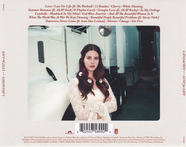 LANA DEL REY - LUST FOR LIFE (2017) - CD / AMBALAJINDA SIFIR