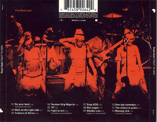 FEMI KUTI – FIGHT TO WIN (2001) - CD AMBALAJINDA SIFIR