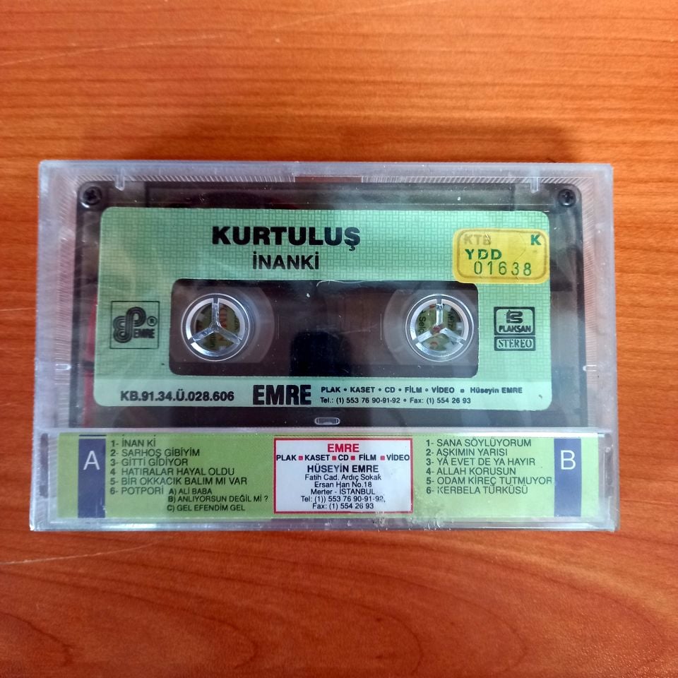 KURTULUŞ - İNAN Kİ (1991) - KASET SIFIR