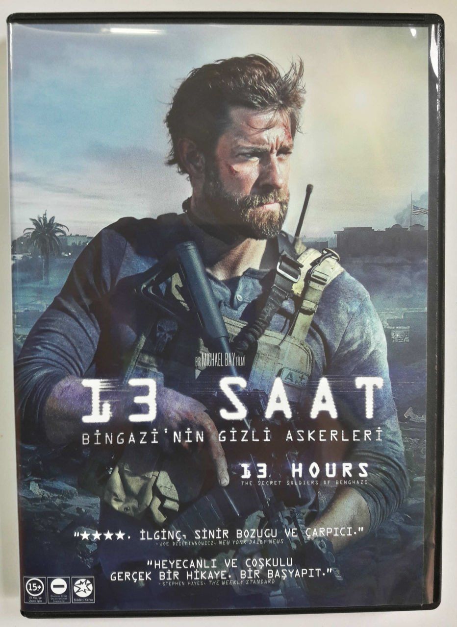 13 SAAT BİNGAZİ'NİN GİZLİ ASKERLERİ - 13 HOURS THE SECRET SOLDIERS OF BENGHAZI - JAMES BADGE DALE - MICHAEL BAY - DVD 2.EL