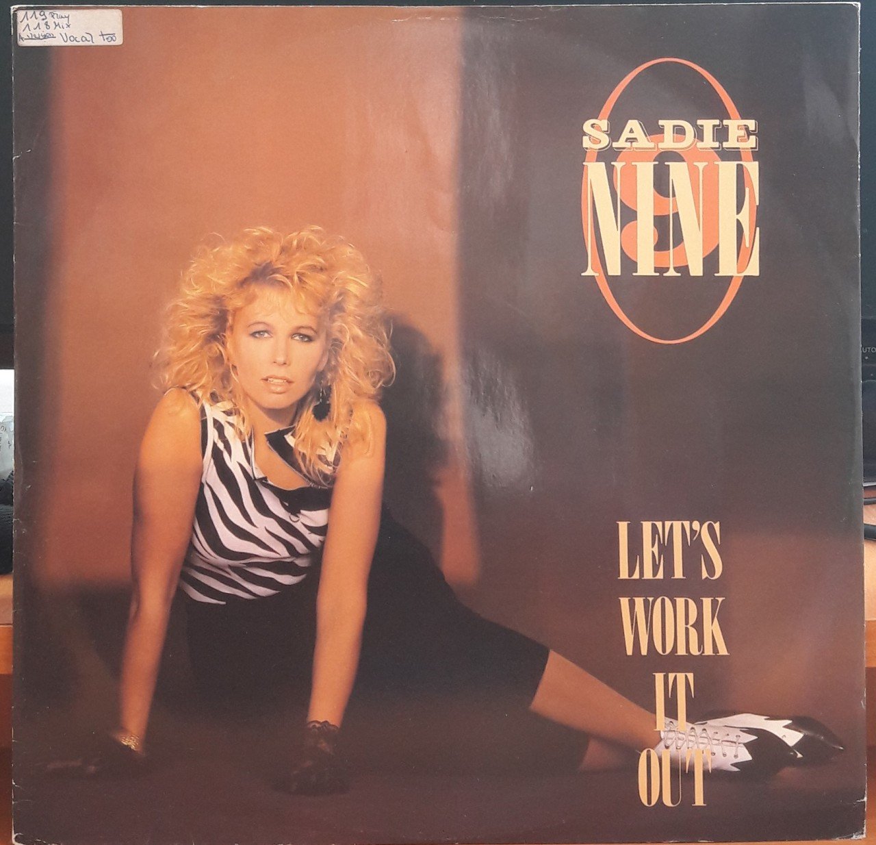 SADIE NINE - LET'S WORK IT OUT (1987) - 12'' MAXI SINGLE PLAK 2.EL