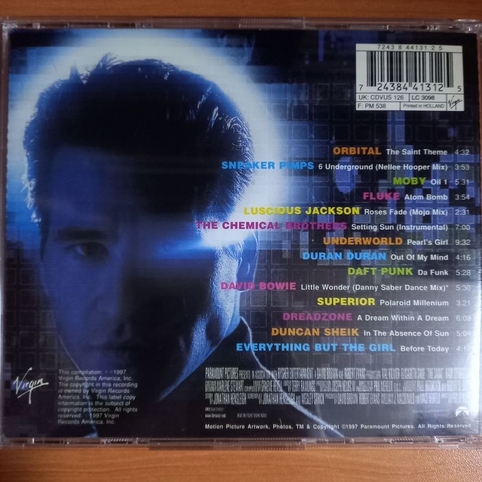 THE SAINT - ORBITAL, SNEAKER PIMPS, MOBY, FLUKE, DAFT PUNK [MUSIC FROM THE MOTION PICTURE SOUNDTRACK] (1997) - CD 2.EL