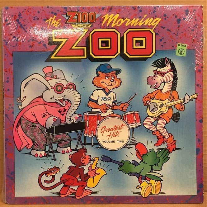 THE Z100 MORNING ZOO - GREATEST HITS VOLUME TWO - LP 2.EL PLAK