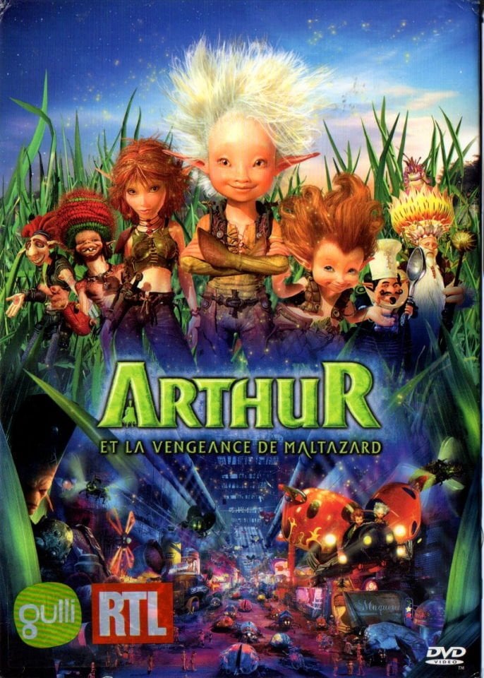 ARTHUR ET LA VENGEANCE DE MALTAZARD - LUC BESSON - 2xDVD 2.EL TÜRKÇE ALTYAZI YOKTUR
